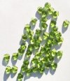 50 4x9mm Olive Wavy Disk Beads